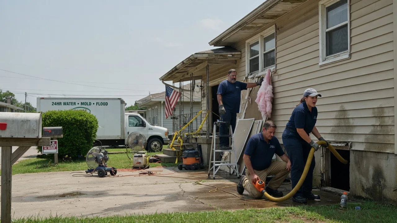 Water Damage Repair in Claremont, IL near me